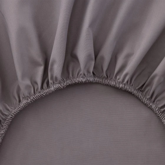 Drap housse Percale Anthracite - Image 2