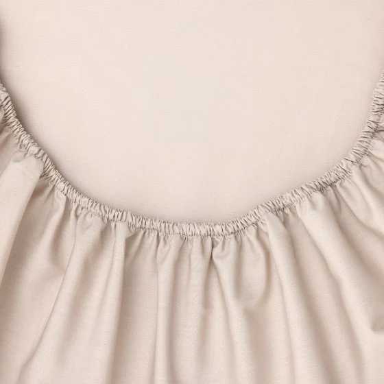 Drap housse Percale Sable - Image 2