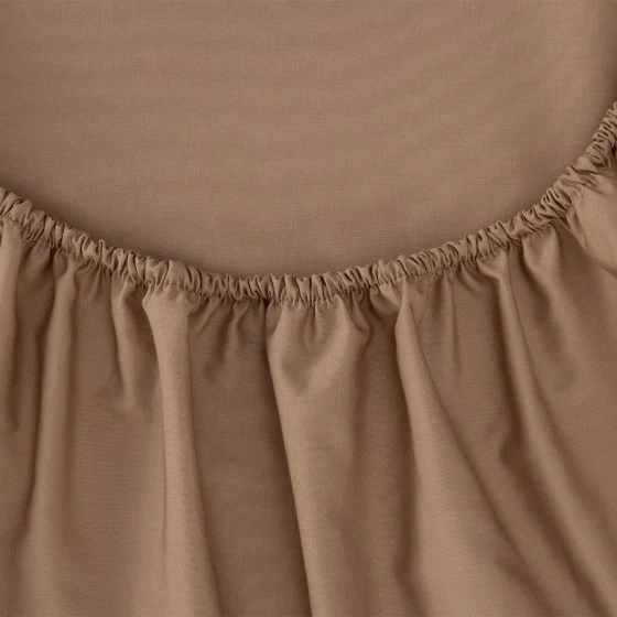 Drap housse Percale Taupe - Image 2