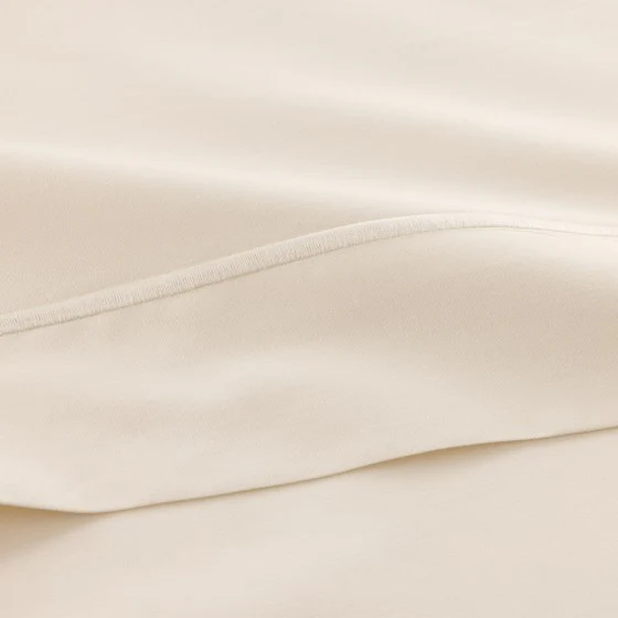 Drap plat Percale Crème - Image 2
