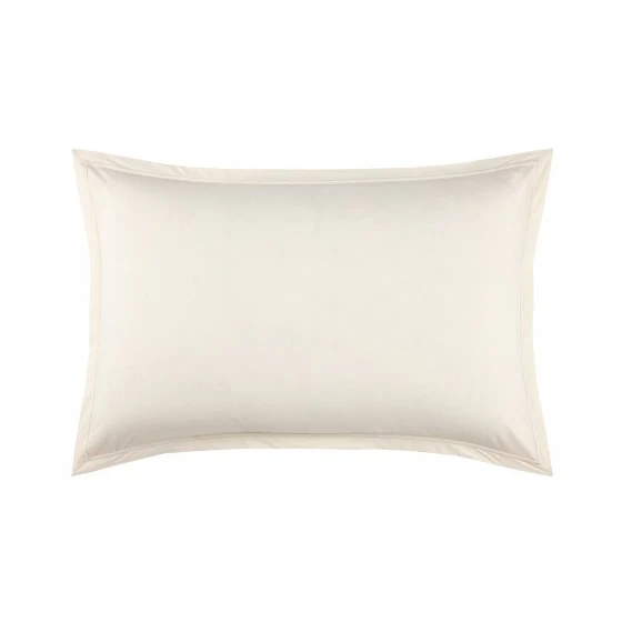 Taie d'oreiller Percale Crème - Image 2