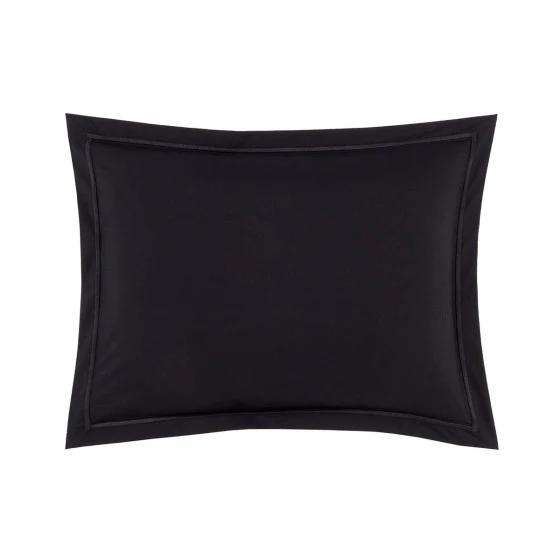 Taie d'oreiller Percale Noir - Image 3