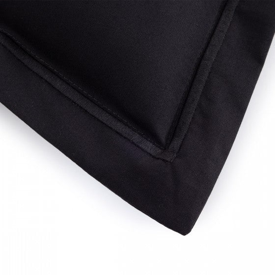 Taie d'oreiller Percale Noir - Image 4