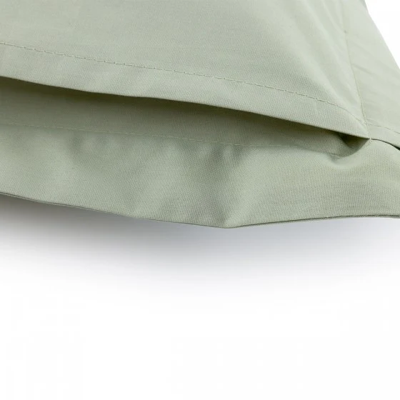 Taie d'oreiller Percale Pistache - Image 4