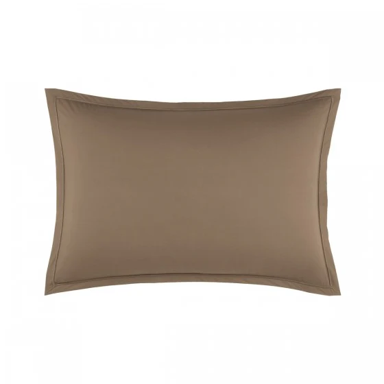Taie d'oreiller Percale Taupe - Image 2